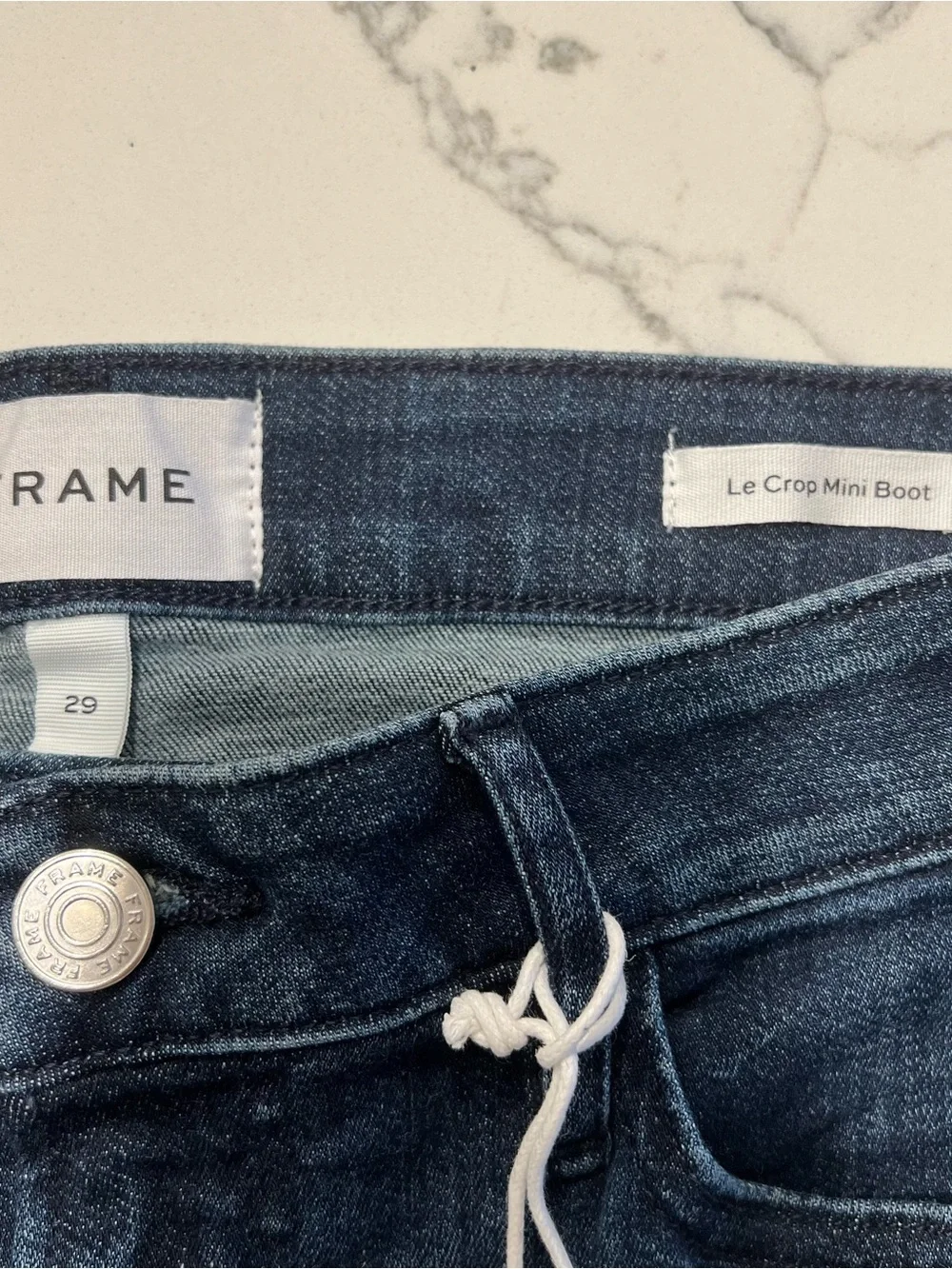 FRAME Le Crop Mini Boot Cascade Hem Jeans Size 29 😎*Price is firm*❤️ - Picture 5 of 15